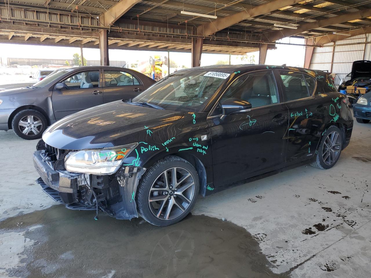2015 Lexus Ct 200 en Venta en American Canyon, CA - Vandalism