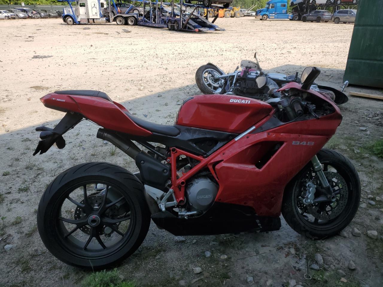 2009 Ducati 848 en Venta en Candia, NH - Burn