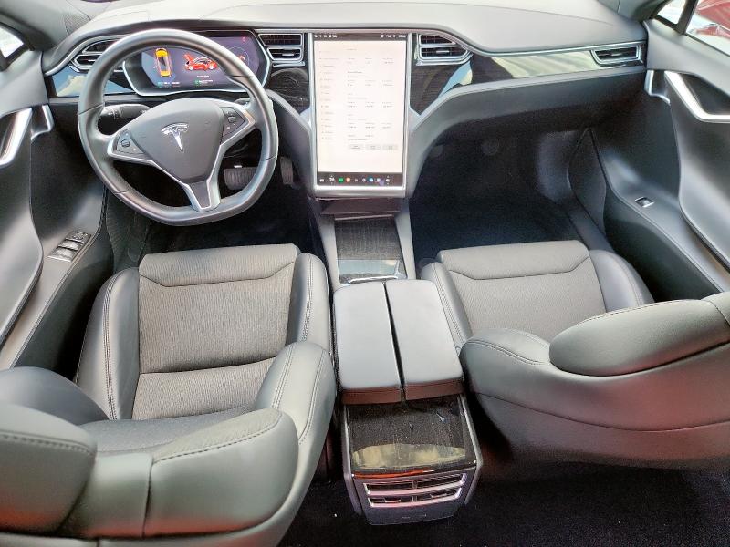  TESLA MODEL S 2017 Czerwony