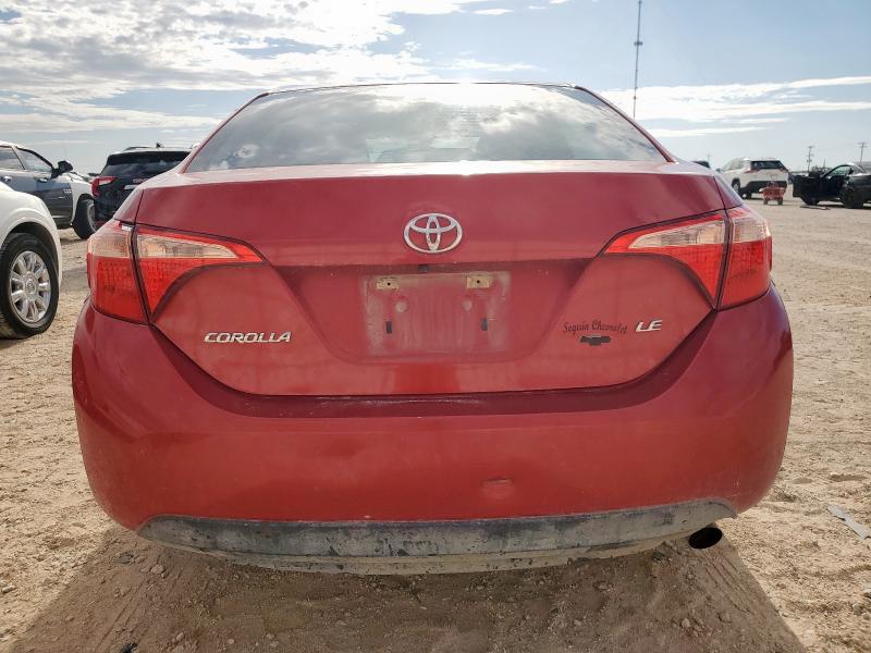  TOYOTA COROLLA 2019 Красный