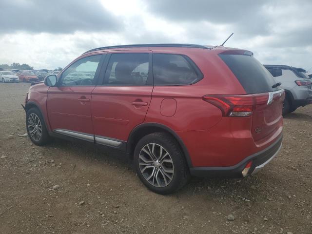  MITSUBISHI OUTLANDER 2016 Czerwony
