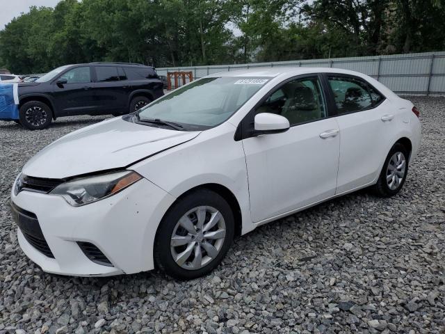 TOYOTA COROLLA 2015 White