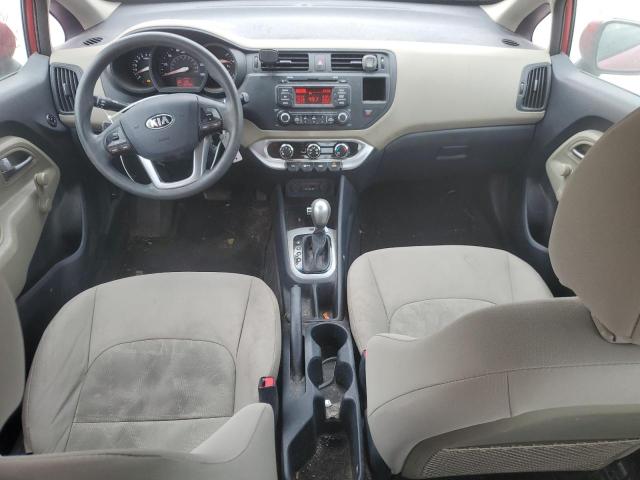  KIA RIO 2015 Червоний
