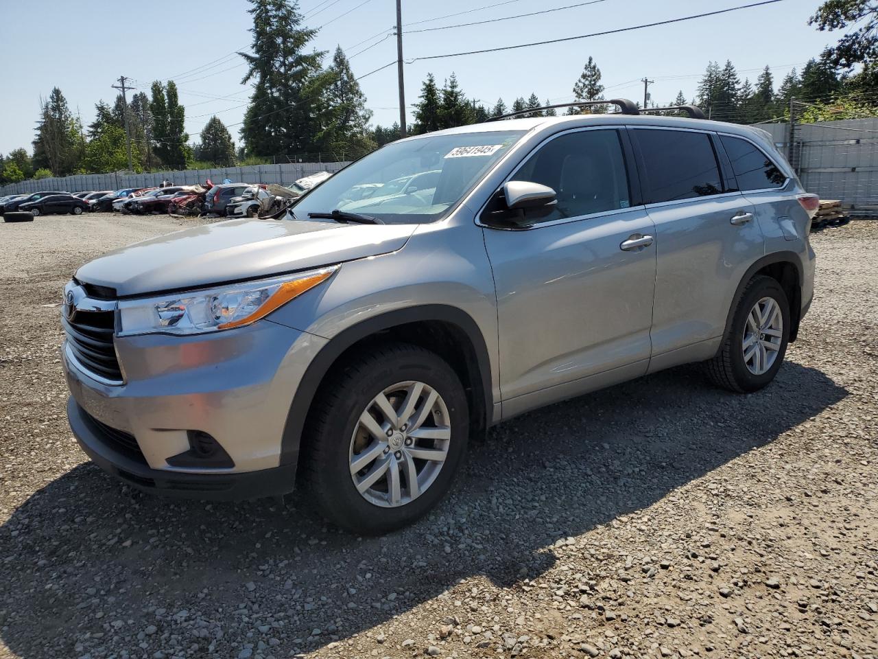 2014 Toyota Highlander Le за продажба в Graham, WA - Mechanical