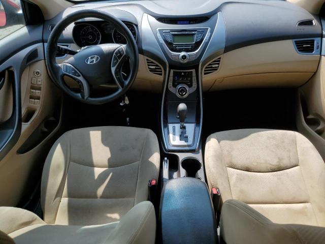 Sedans HYUNDAI ELANTRA 2013 Czerwony
