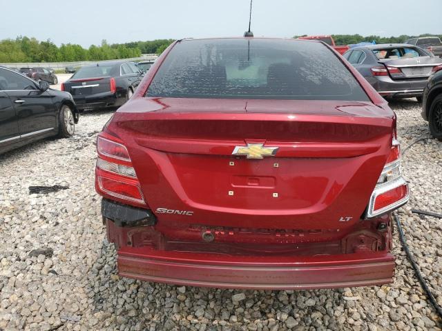  CHEVROLET SONIC 2017 Червоний