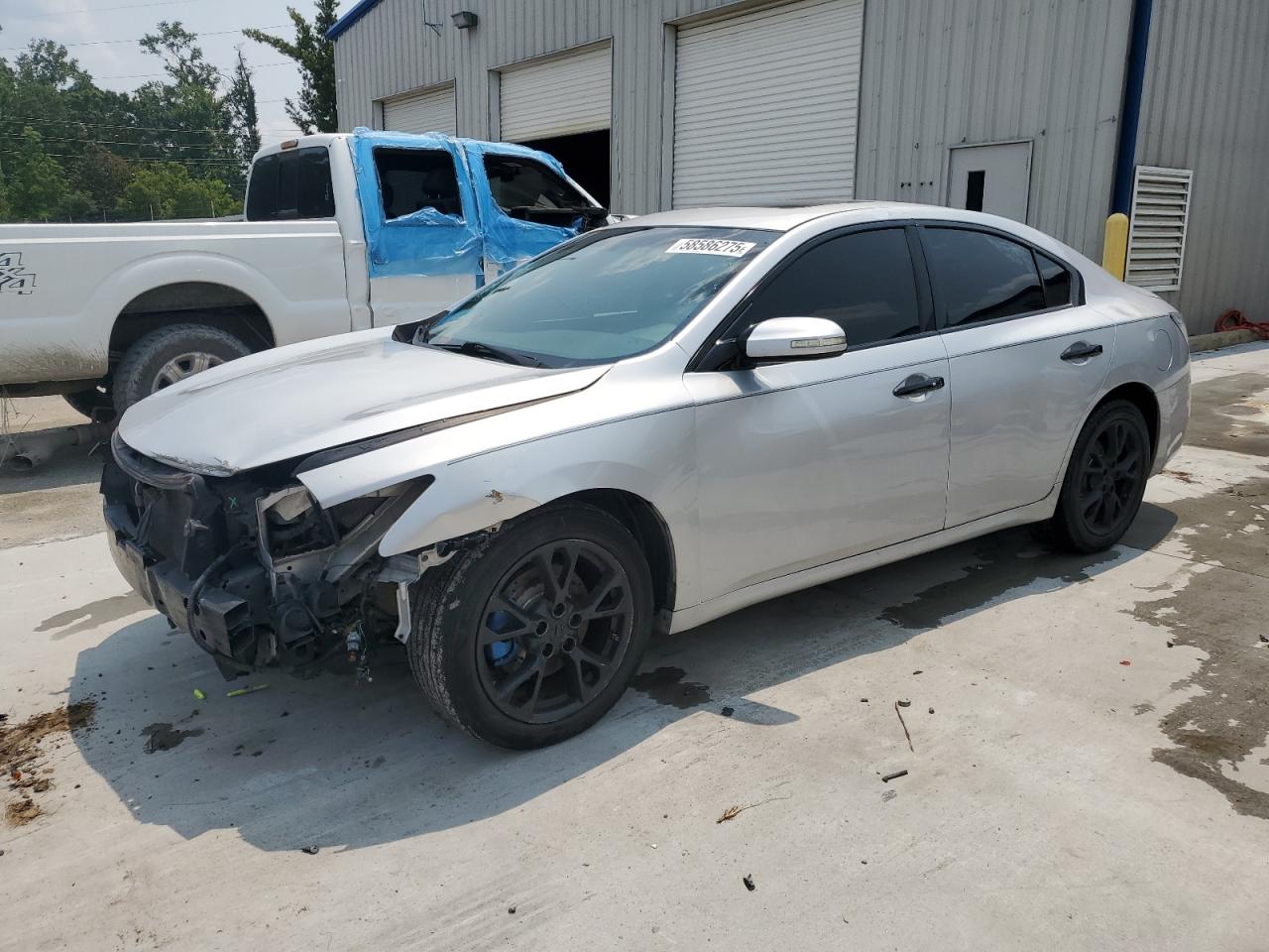 2013 Nissan Maxima S silver null gas 1N4AA5AP6DC822807 photo #1