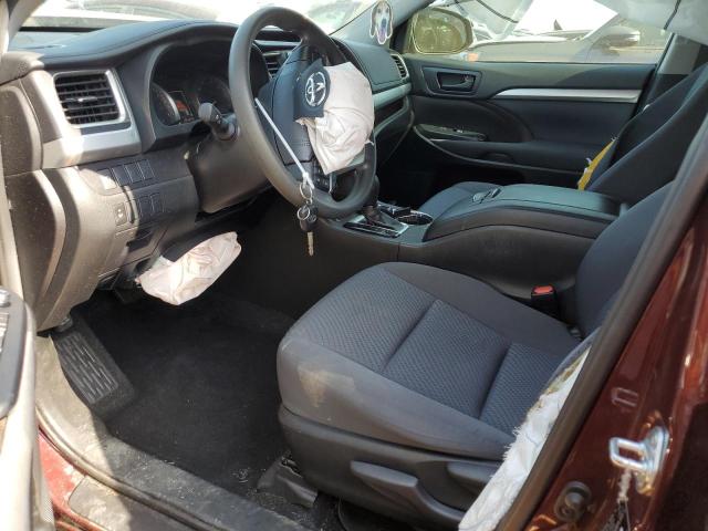  TOYOTA HIGHLANDER 2019 Burgundy
