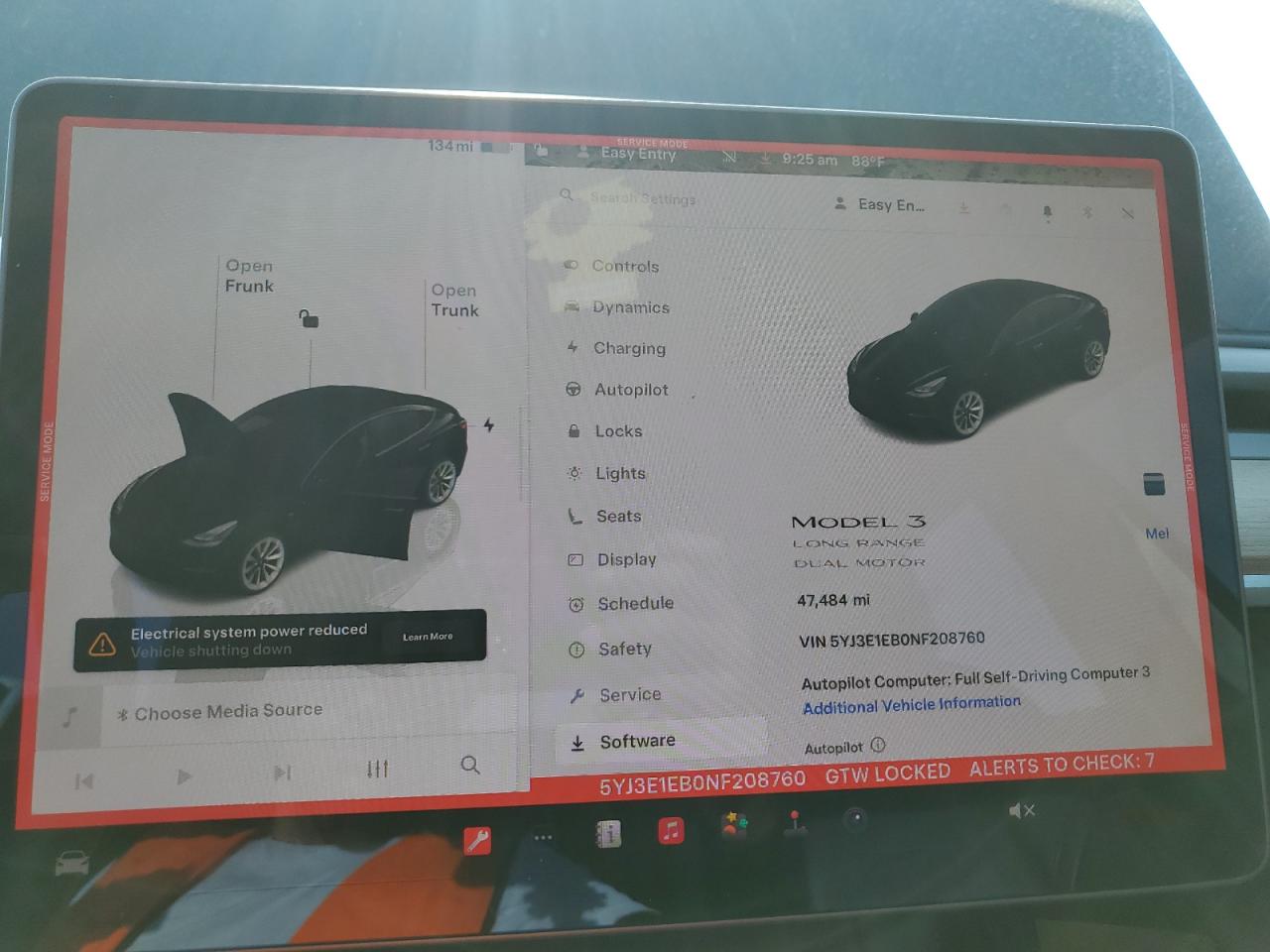 2022 Tesla Model 3 VIN: 5YJ3E1EB0NF208760 Lot: 62647965