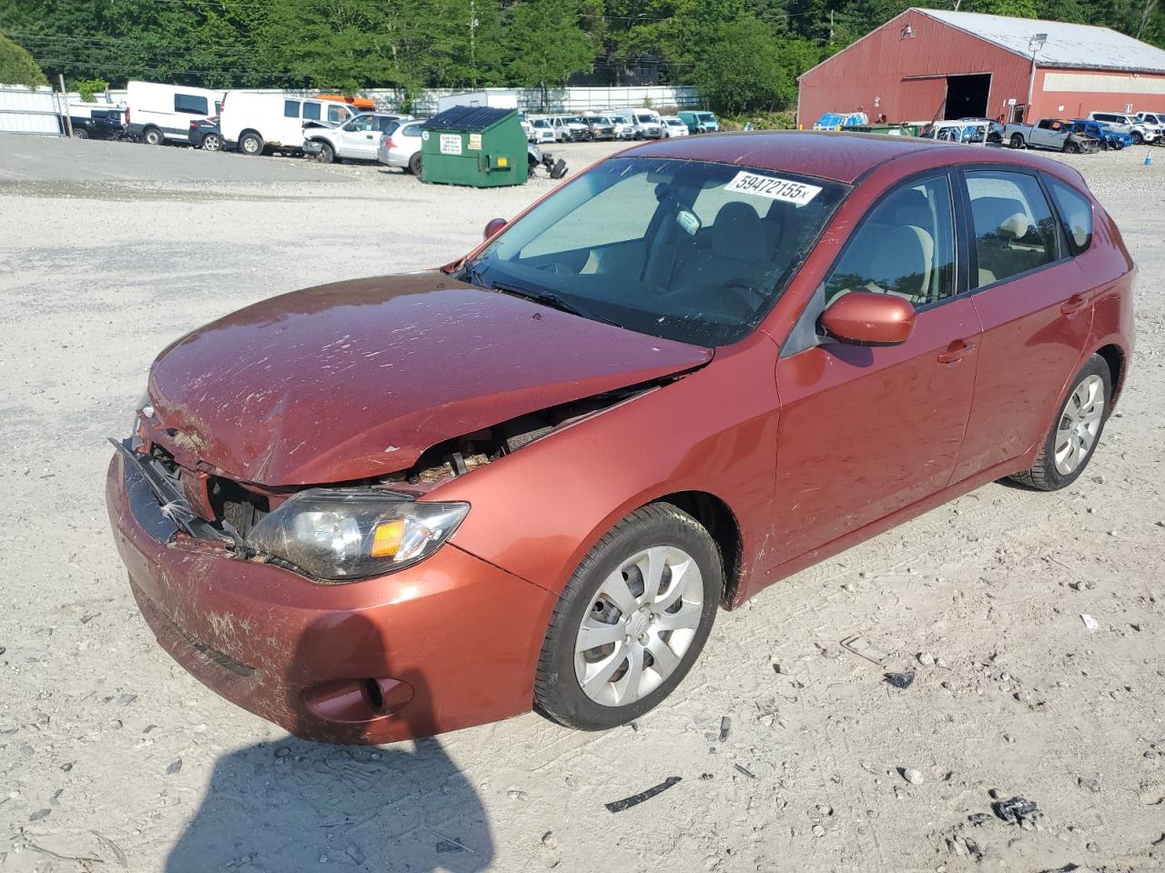 2010 Subaru Impreza 2.5I за продажба в Mendon, MA - Front End