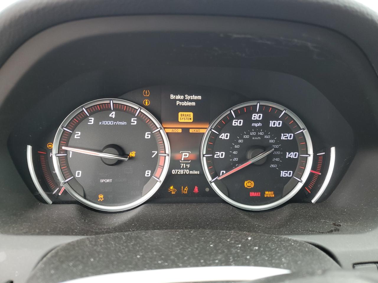 ACURA TLX 2020 VIN 19UUB1F63LA001267 zdjęcie 9