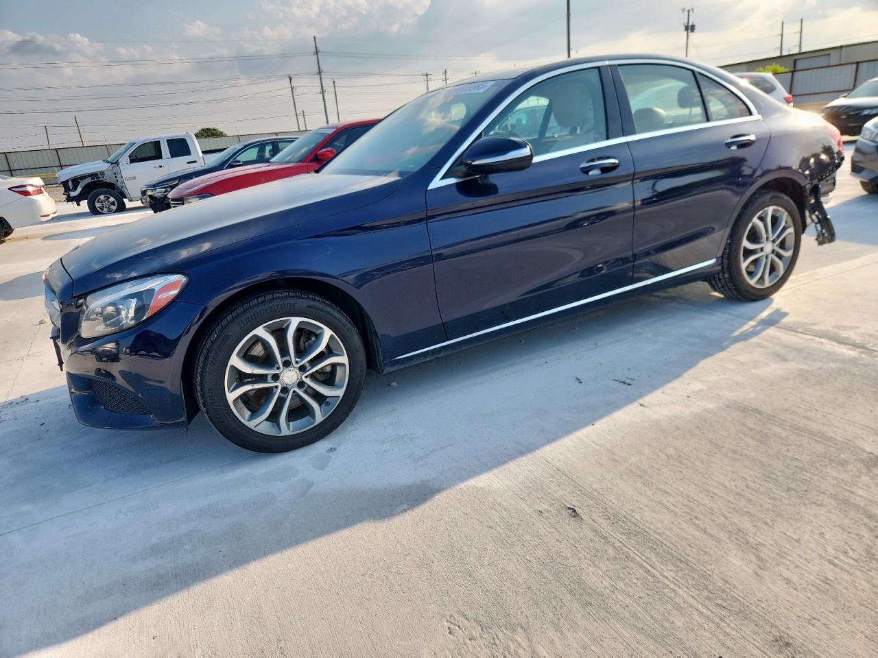 2015 Mercedes-Benz C 300 4Matic იყიდება Haslet-ში, TX - Rear End