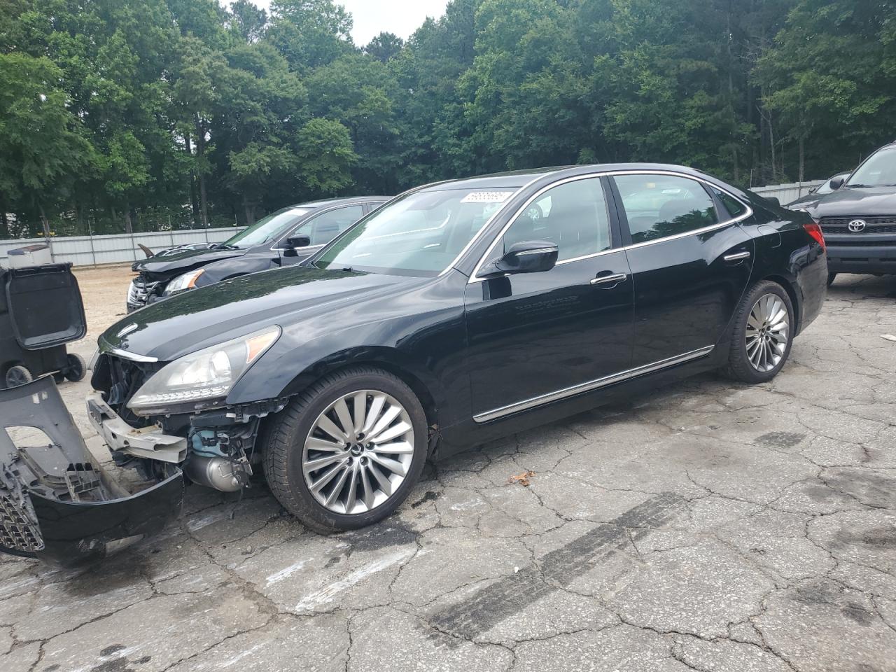 2014 Hyundai Equus Signature продається в Austell, GA - Front End
