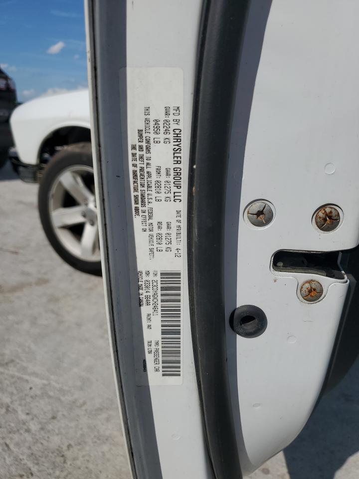 2012 Dodge Challenger Sxt VIN: 2C3CDYAGXCH246411 Lot: 60878435