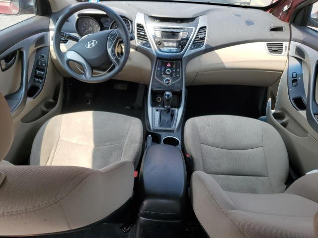  HYUNDAI ELANTRA 2014 Czerwony