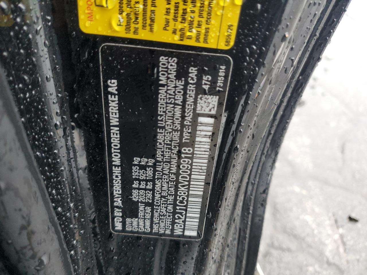 2019 BMW 230I VIN: WBA2J1C58KVD09918 Lot: 62794215