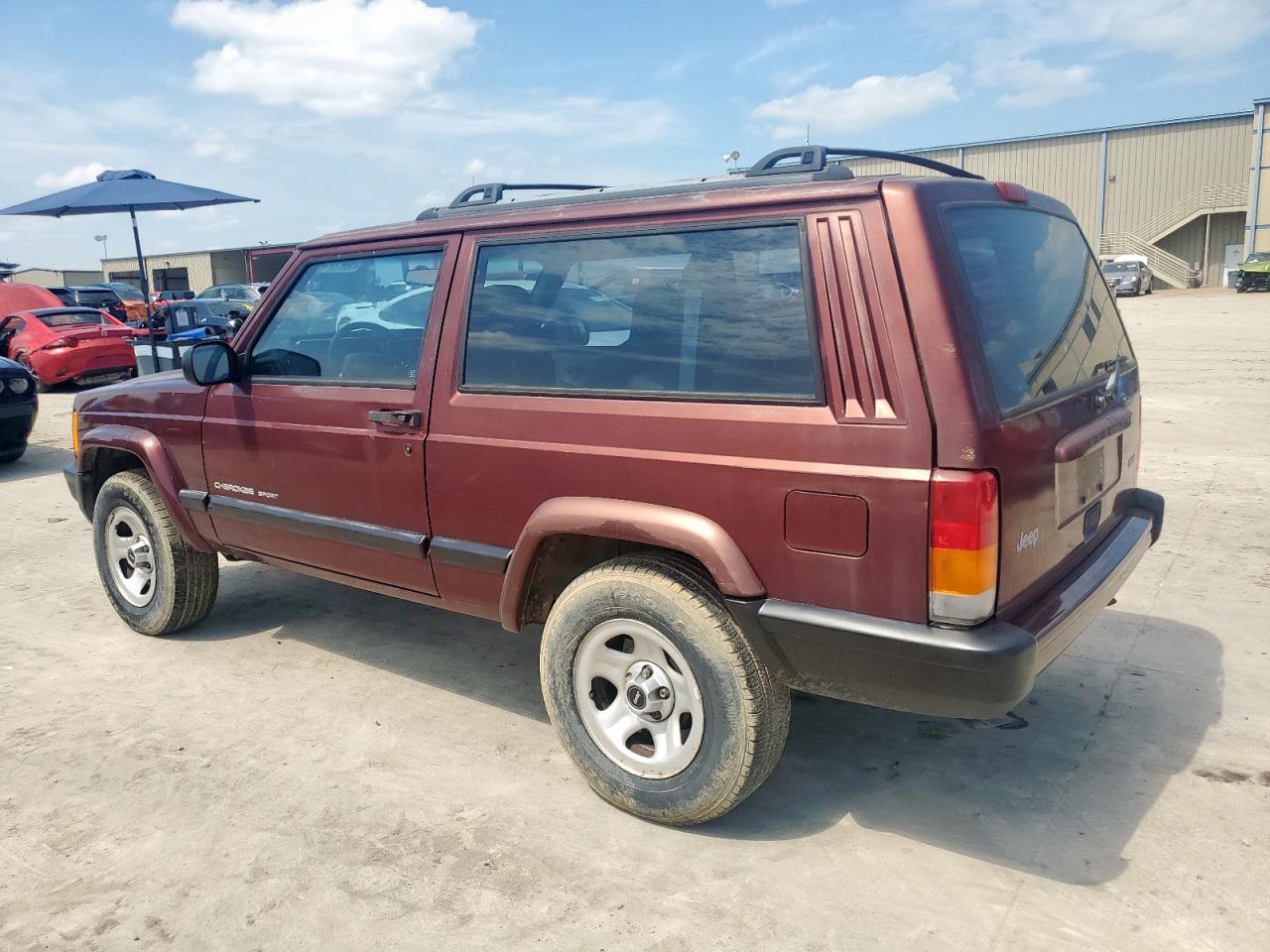 2001 Jeep Cherokee Sport brown null gas 1J4FT47S81L600615 photo #3