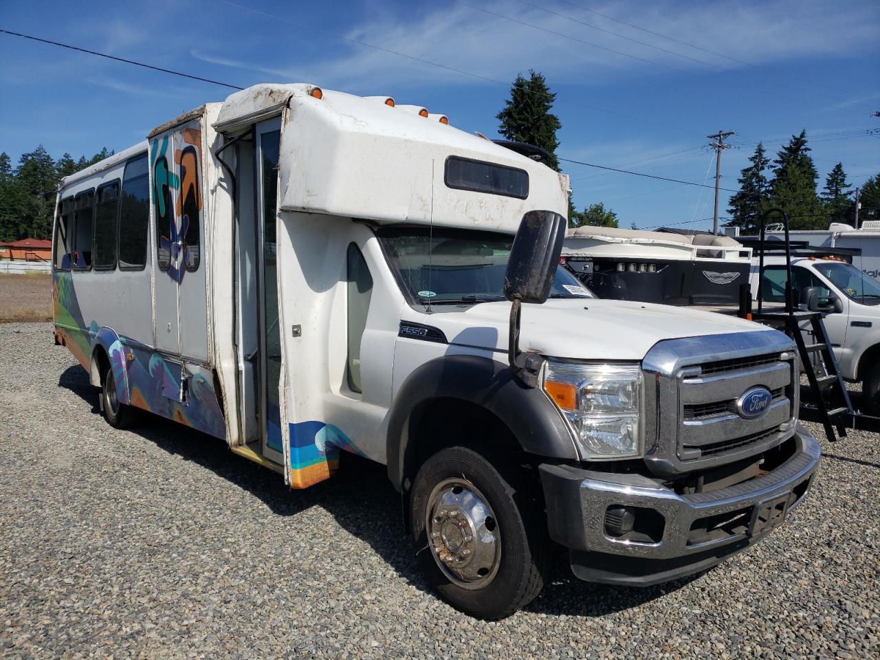 2012 Ford F550 Super Duty en Venta en Graham, WA - Top/Roof