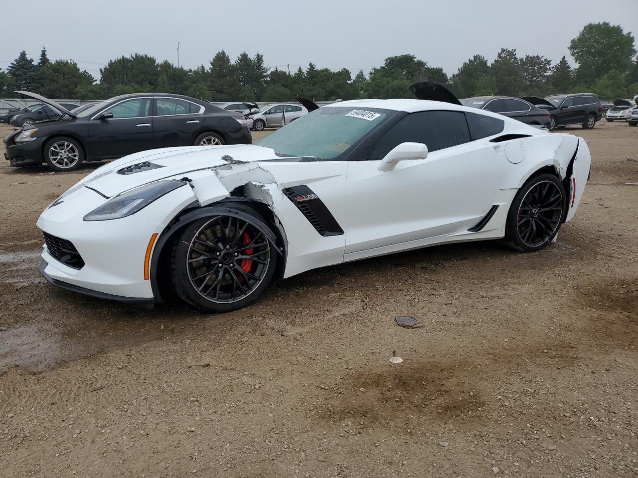 2015 Chevrolet Corvette Z06 3Lz en Venta en Elgin, IL - Front End