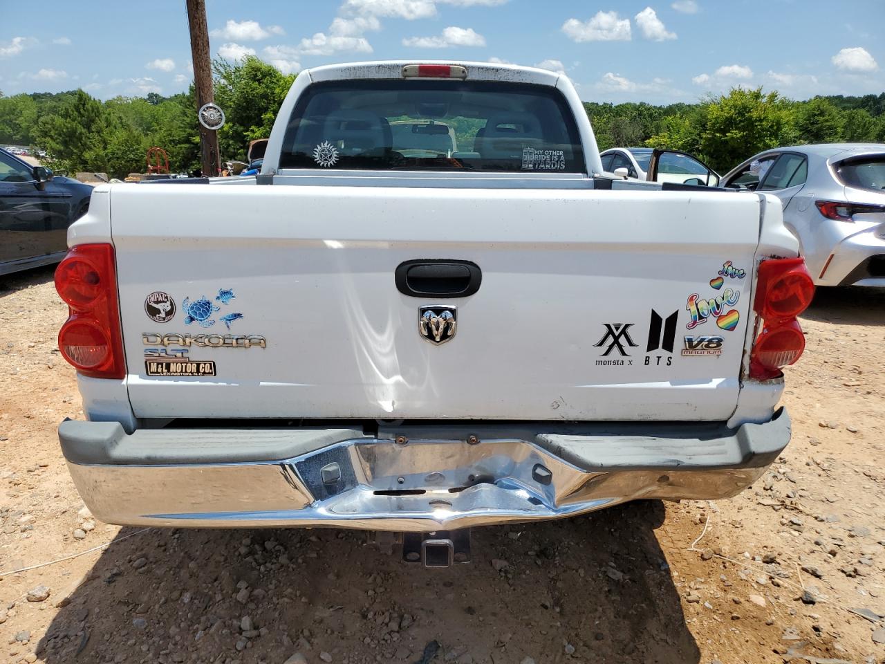 2006 Dodge Dakota Quad Slt VIN: 1D7HE48N26S526158 Lot: 61530615