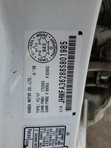 2008 HONDA CIVIC HYBRID  
