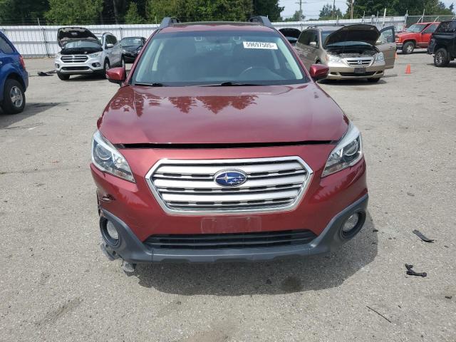  SUBARU OUTBACK 2017 Czerwony