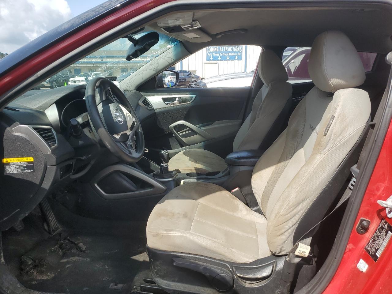 2013 Hyundai Veloster VIN: KMHTC6AD8DU087858 Lot: 61438185