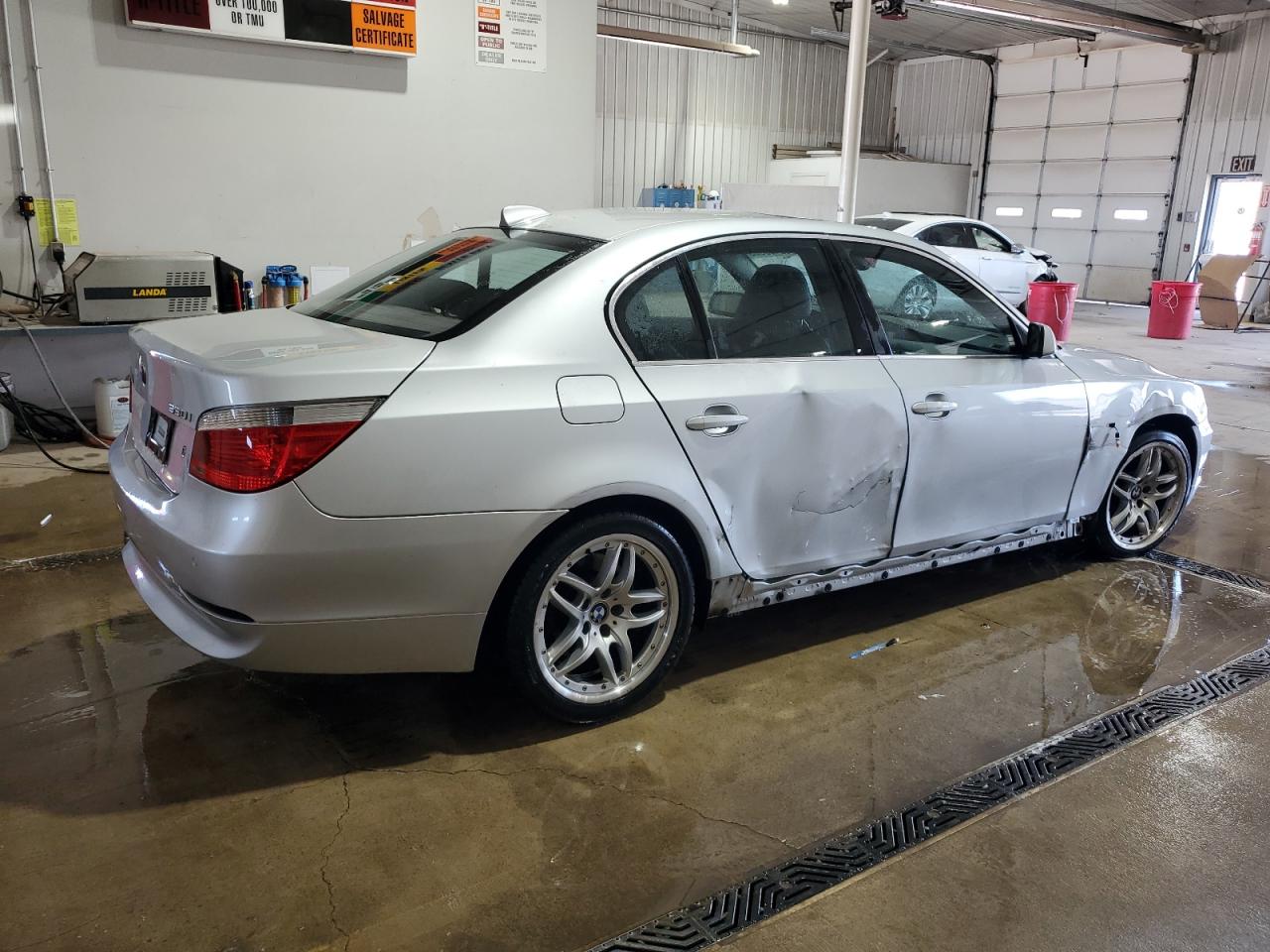 2005 BMW 530 I silver null gas WBANA73585B815316 photo #4