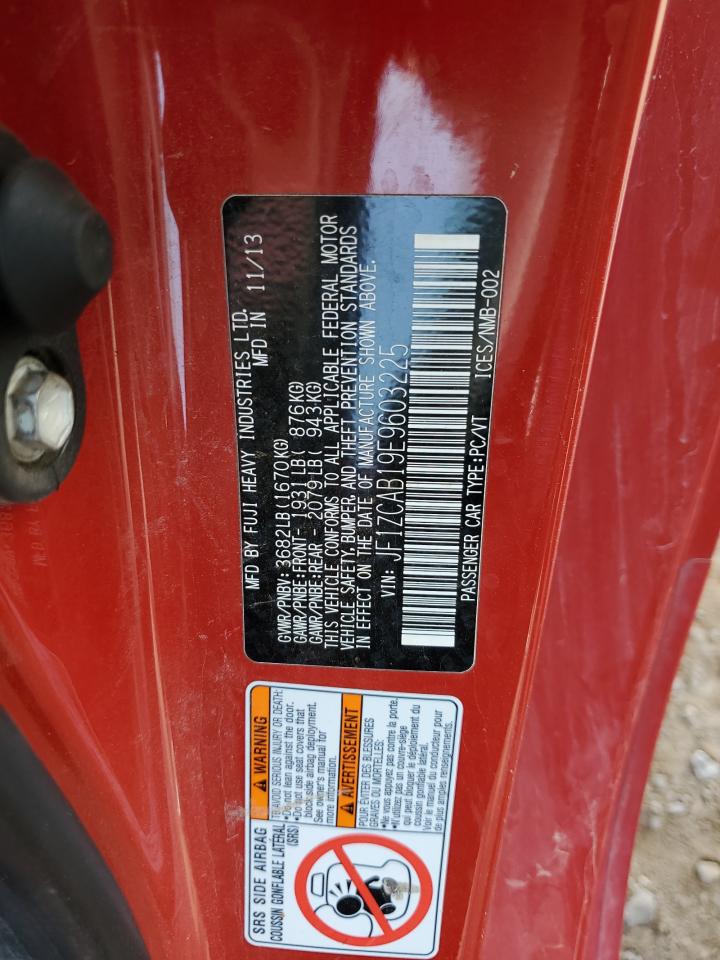 2014 Subaru Brz 2.0 Premium VIN: JF1ZCAB19E9603225 Lot: 61419475