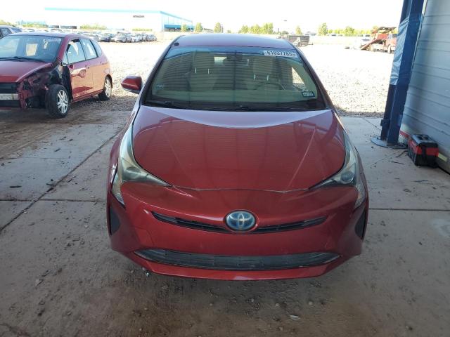  TOYOTA PRIUS 2017 Czerwony