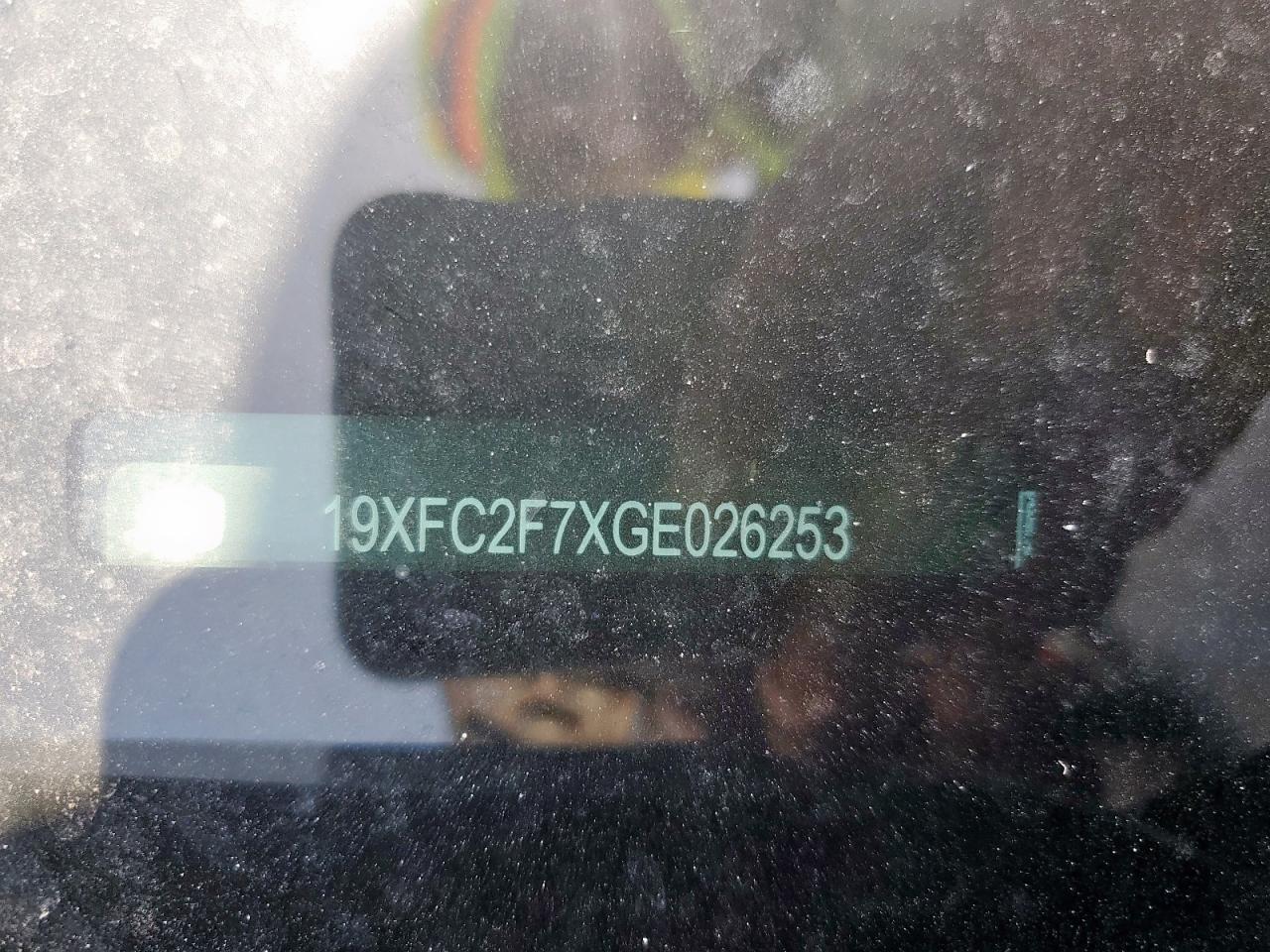 2016 Honda Civic Ex VIN: 19XFC2F7XGE026253 Lot: 64551645