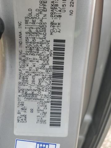 2004 TOYOTA SIENNA CE  