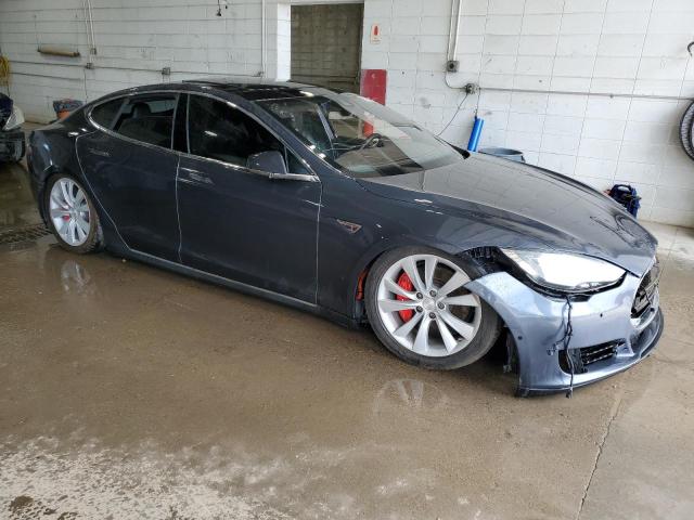 Hatchbacks TESLA MODEL S 2015 Charcoal