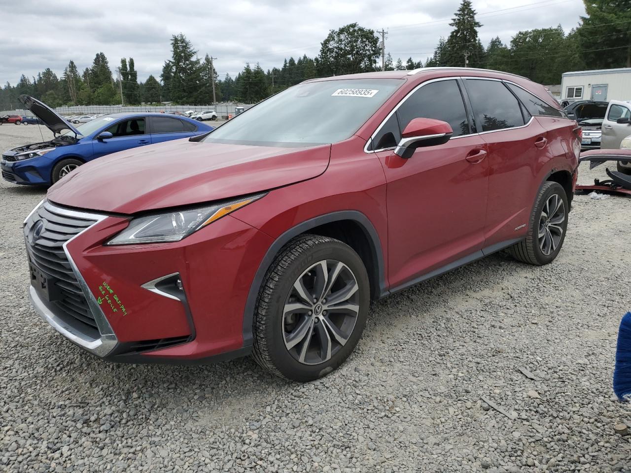 2018 Lexus Rx 450H L Base იყიდება Graham-ში, WA - Rear End