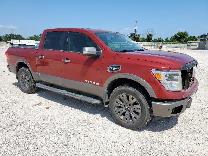  NISSAN TITAN 2017 Красный