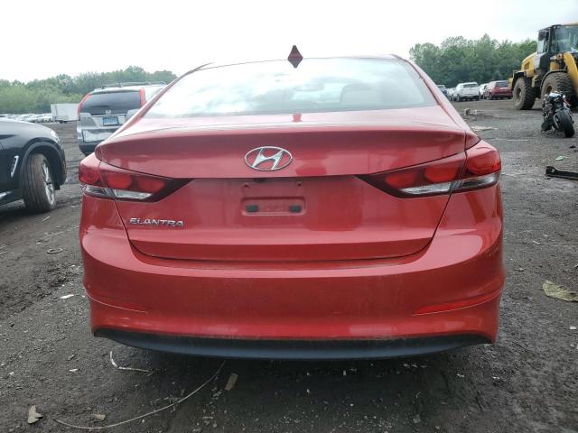  HYUNDAI ELANTRA 2018 Czerwony