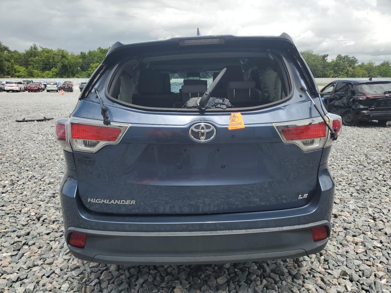 2015 Toyota Highlander Le VIN: 5TDZKRFH3FS087014 Lot: 63003305