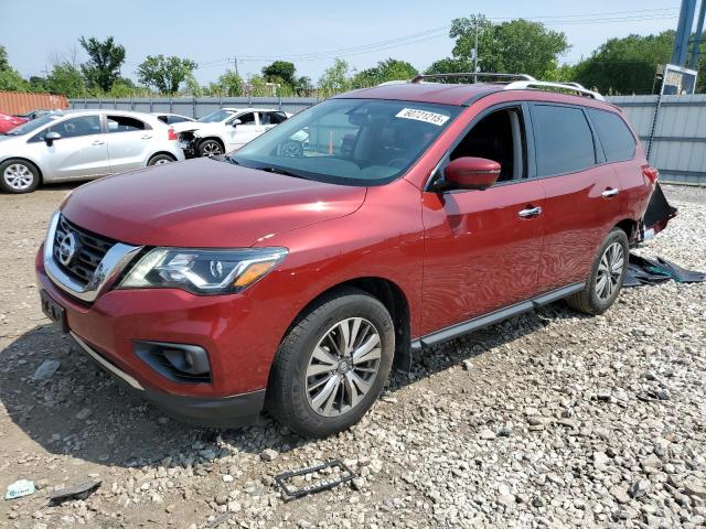  NISSAN PATHFINDER 2018 Красный