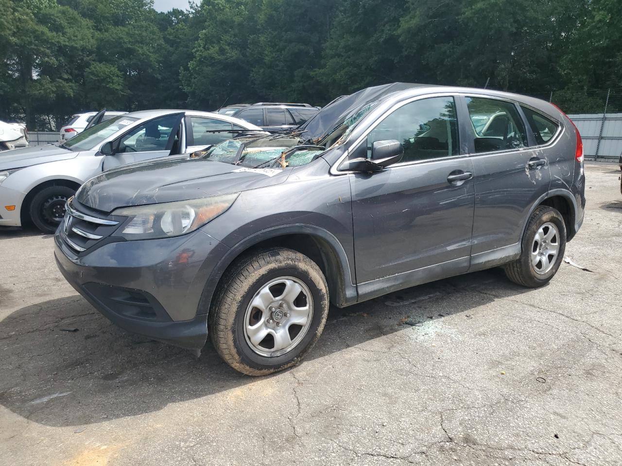 2014 Honda Cr-V Lx продається в Austell, GA - Top/Roof