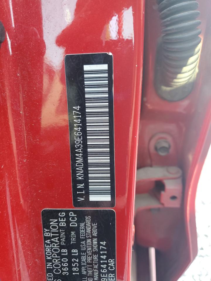 2014 Kia Rio Lx VIN: KNADM4A39E6414174 Lot: 59335445