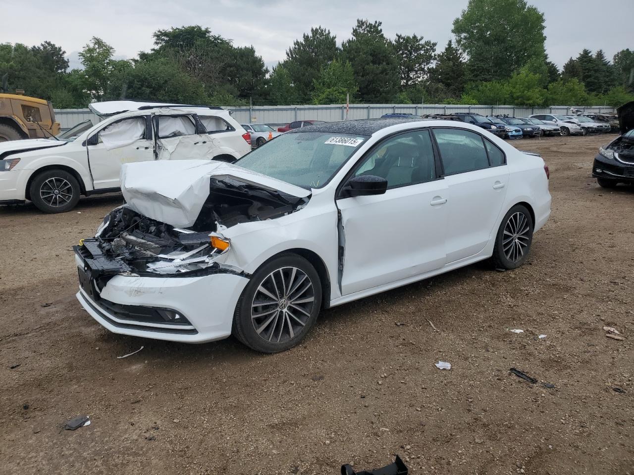 2016 Volkswagen Jetta Sport VIN: 3VWB17AJ4GM306130 Lot: 61386015
