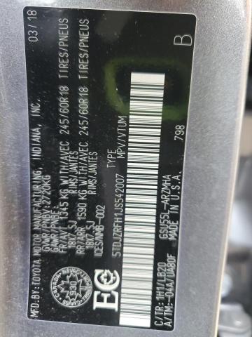 2018 TOYOTA HIGHLANDER SE  