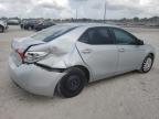 2015 Toyota Corolla L   en Venta en West Palm Beach, FL - Rear End