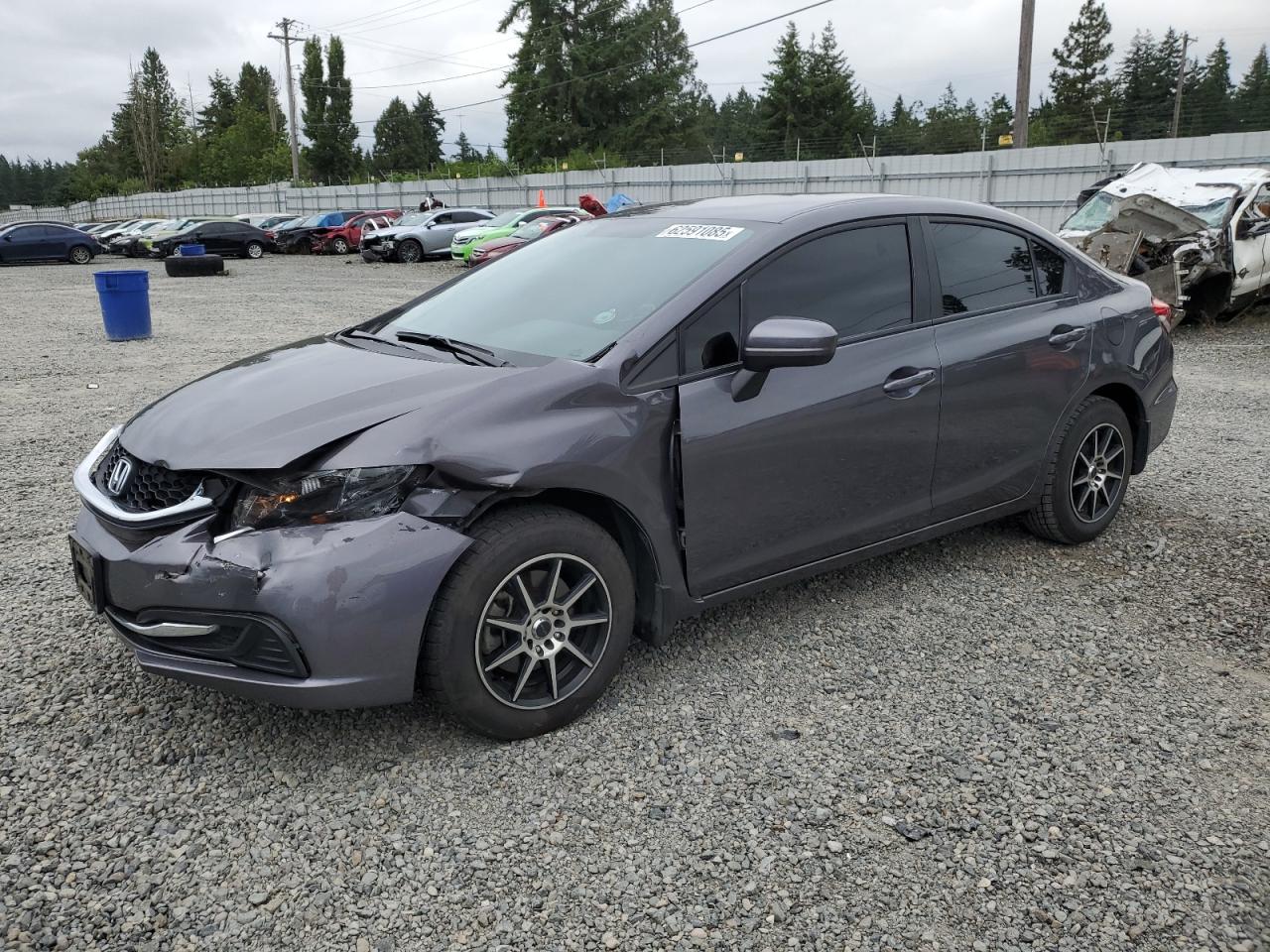 HONDA CIVIC 2015 VIN 19XFB2F52FE264257