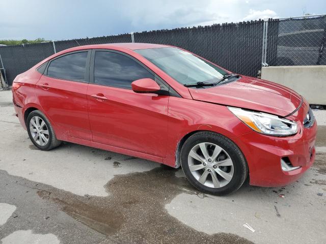  HYUNDAI ACCENT 2014 Czerwony