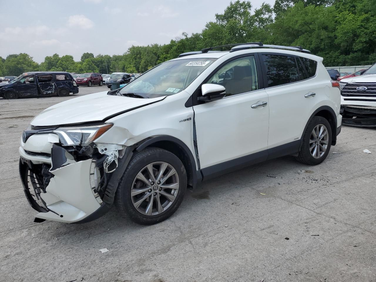 2016 Toyota Rav4 Hv Limited for Sale in Ellwood City, PA - Side