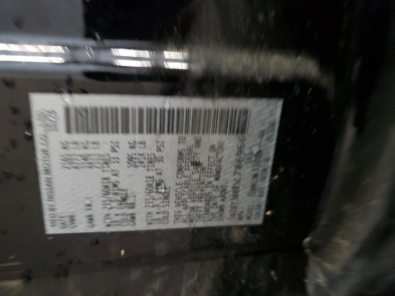2025 Nissan Rogue Sv VIN: 5N1BT3BB8SC786966 Lot: 62883235