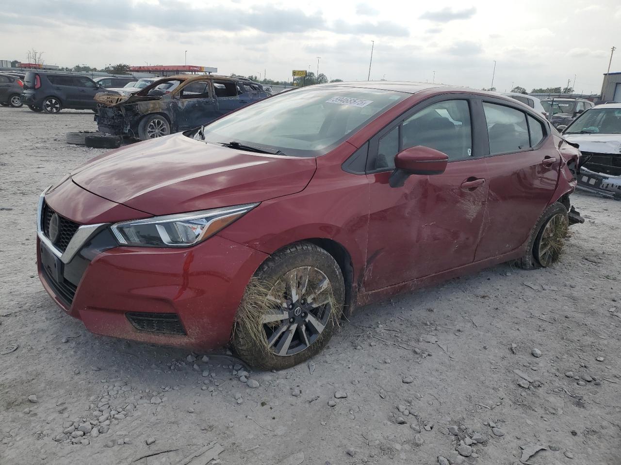 2020 Nissan Versa Sv на продаже в Cahokia Heights, IL - All Over