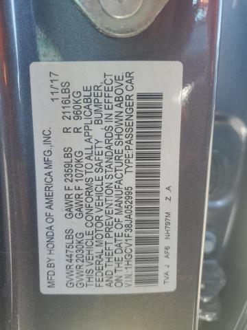 2018 HONDA ACCORD SPORT  
