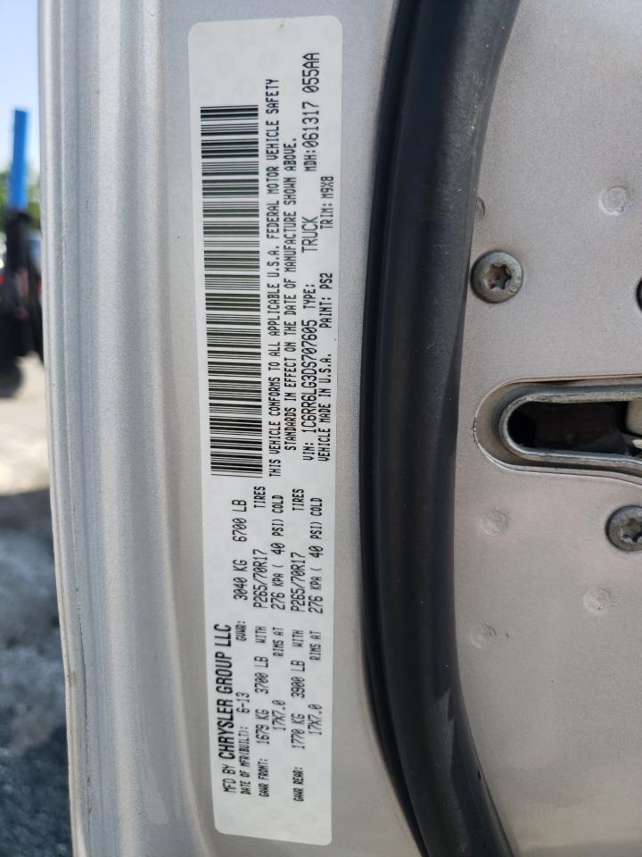 2013 Ram 1500 Slt VIN: 1C6RR6LG3DS707605 Lot: 60128605